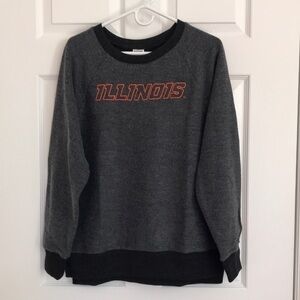 💖PINK Victorias Secret Collegiate Pullover University of Illinois Soft Material